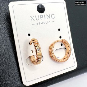 Сережки Xuping18К 19089 (1,4см.)